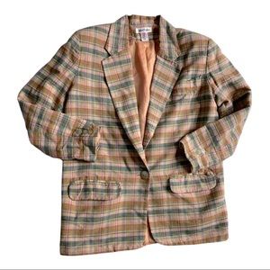 Ann Taylor Vintage womens silk blend blazer size 4